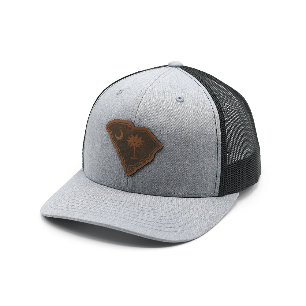 SC State Flag Leather Patch Hat
