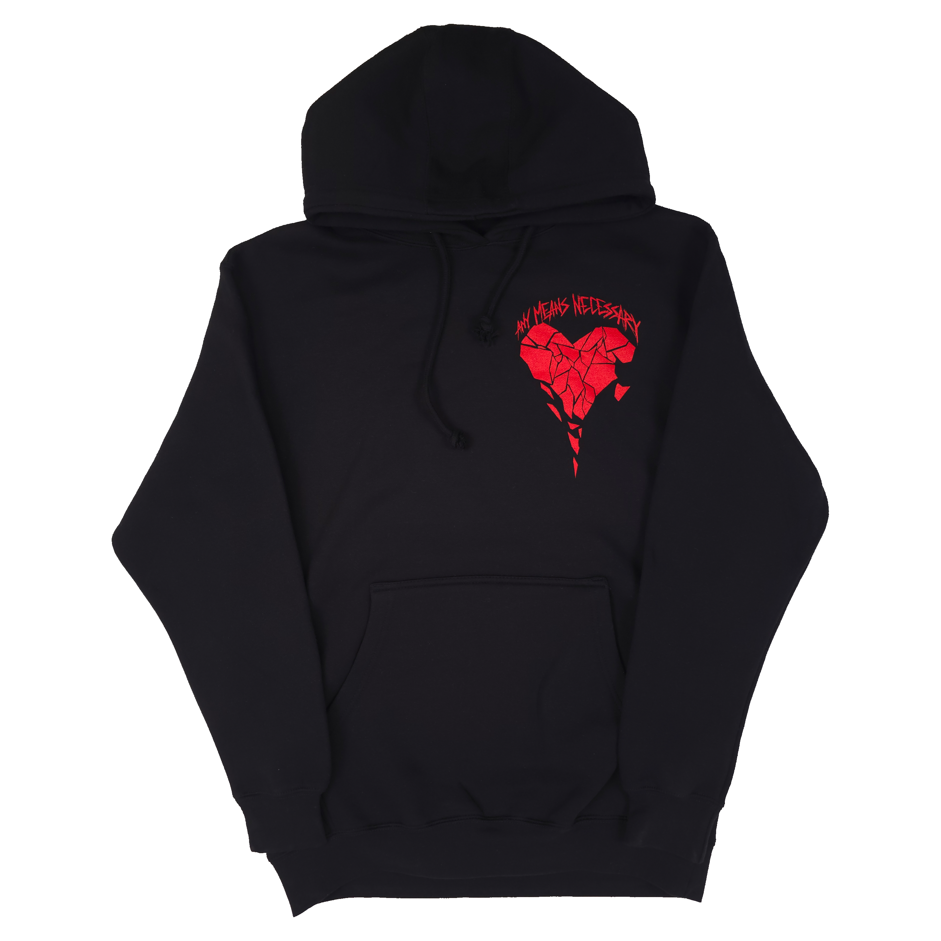 Sharp Edges Pullover Hoodie Black