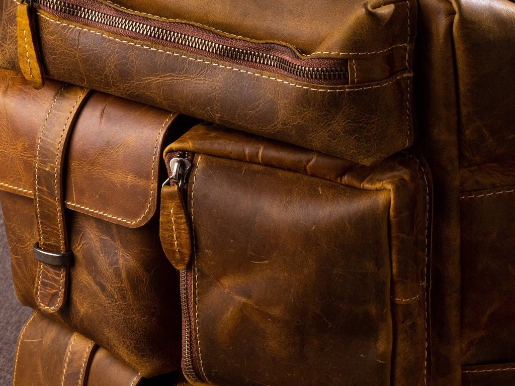 Heritage Nomad Leather Backpack by Ox and Bulls