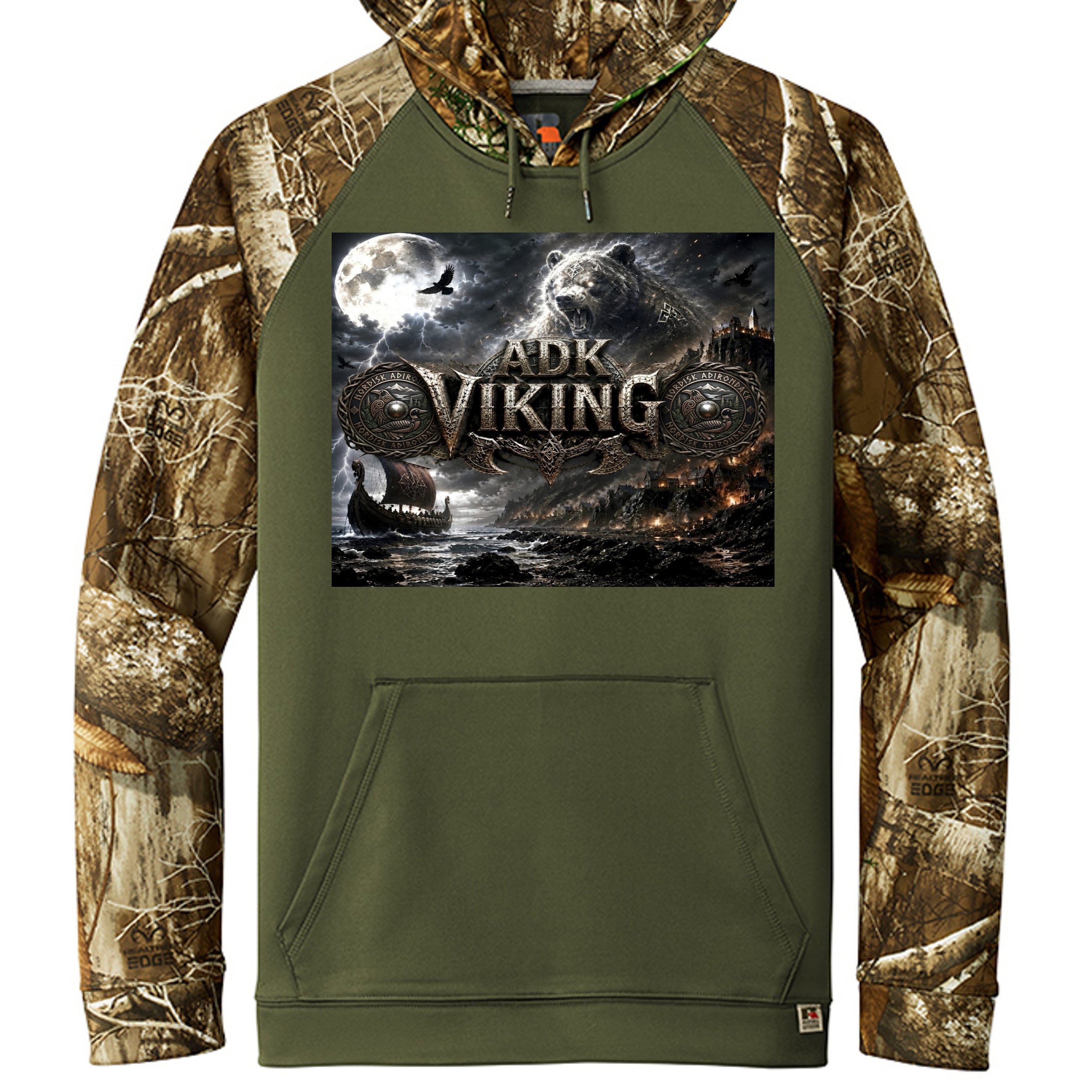 Olive Drab Green/ Realtree Edge - RU451 - FRONT