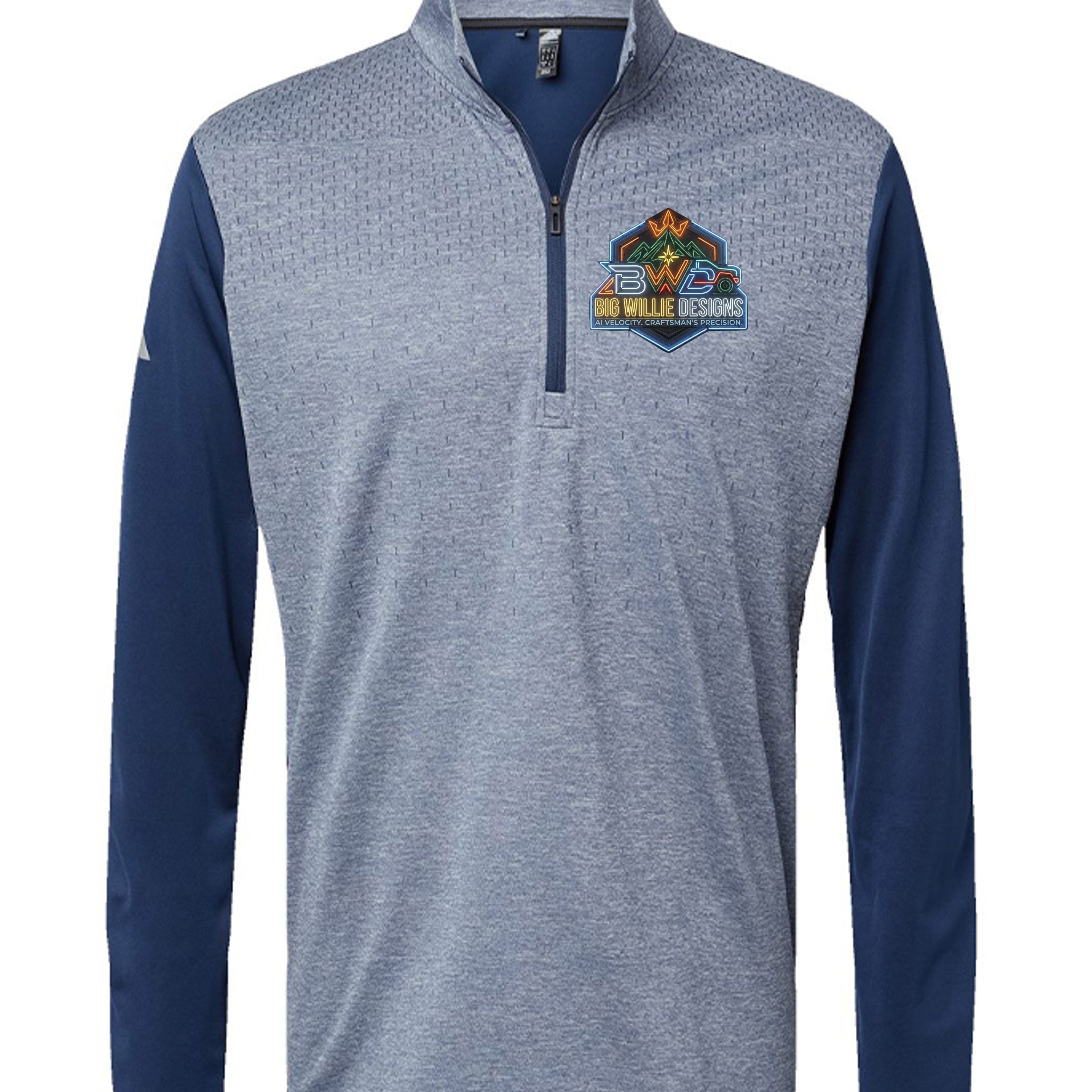 Collegiate Navy Melange/ Navy/ Grey Three - A522 - FRONT