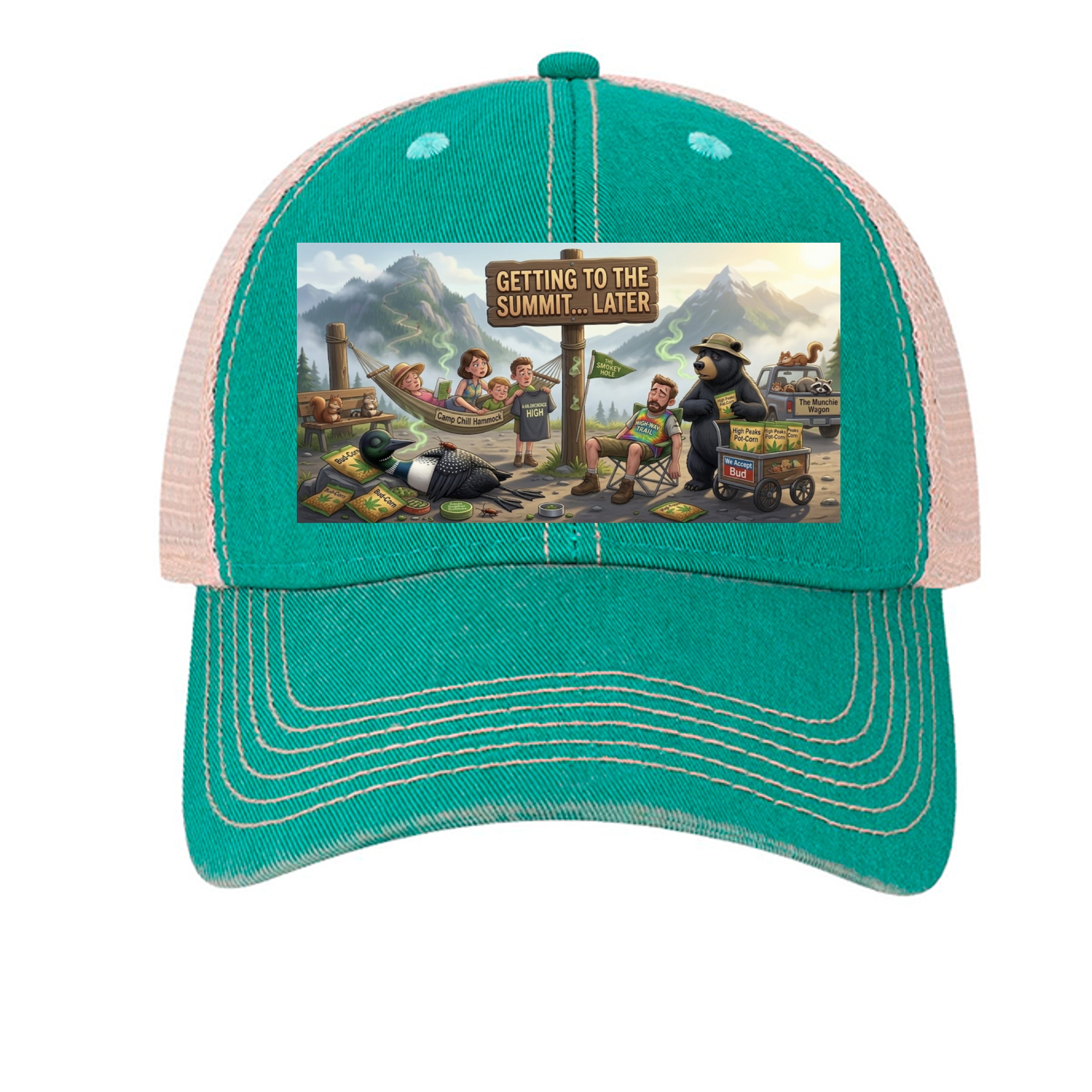 Aqua/ Khaki - OFA - FRONT