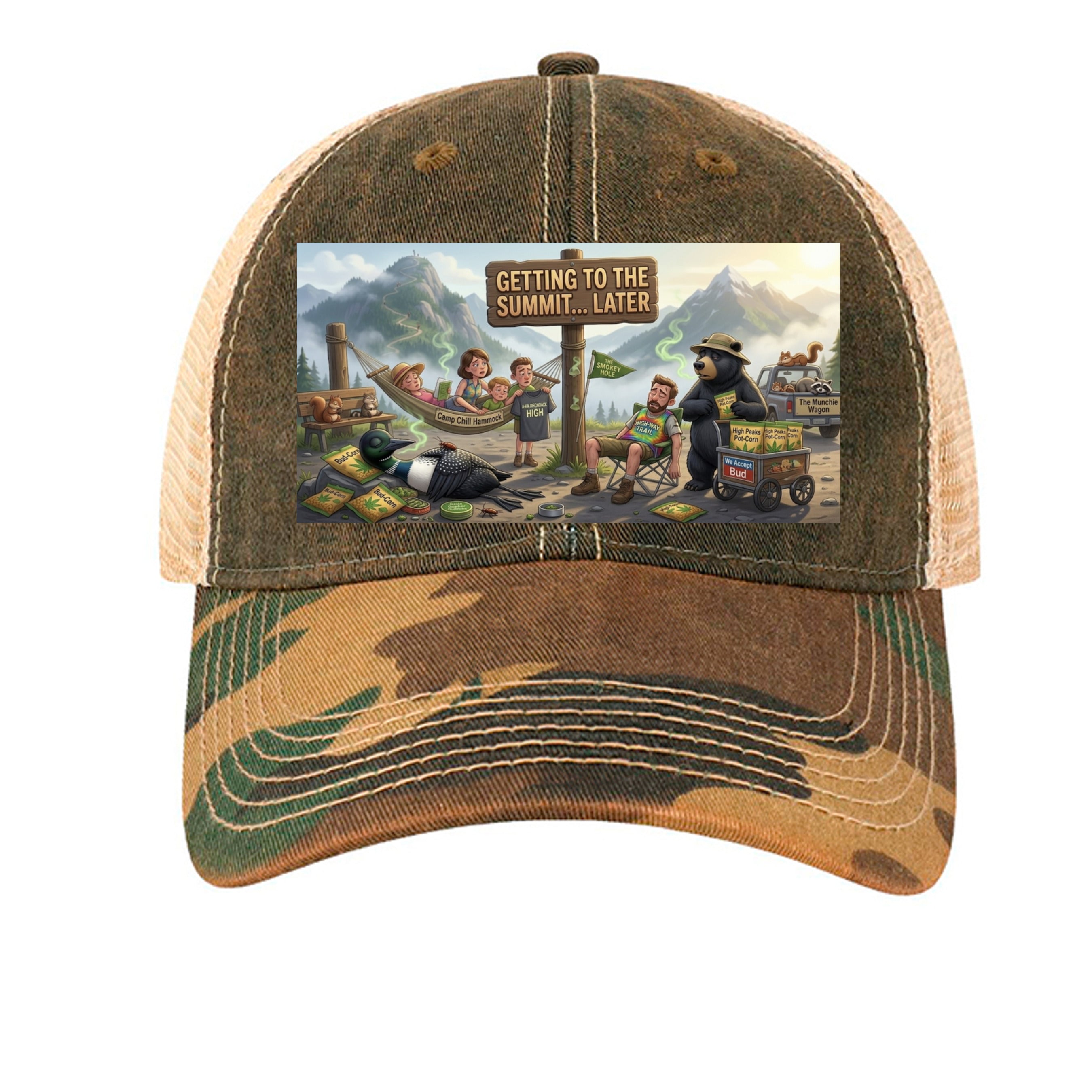 Black/ Army Camo/ Khaki - OFA - FRONT