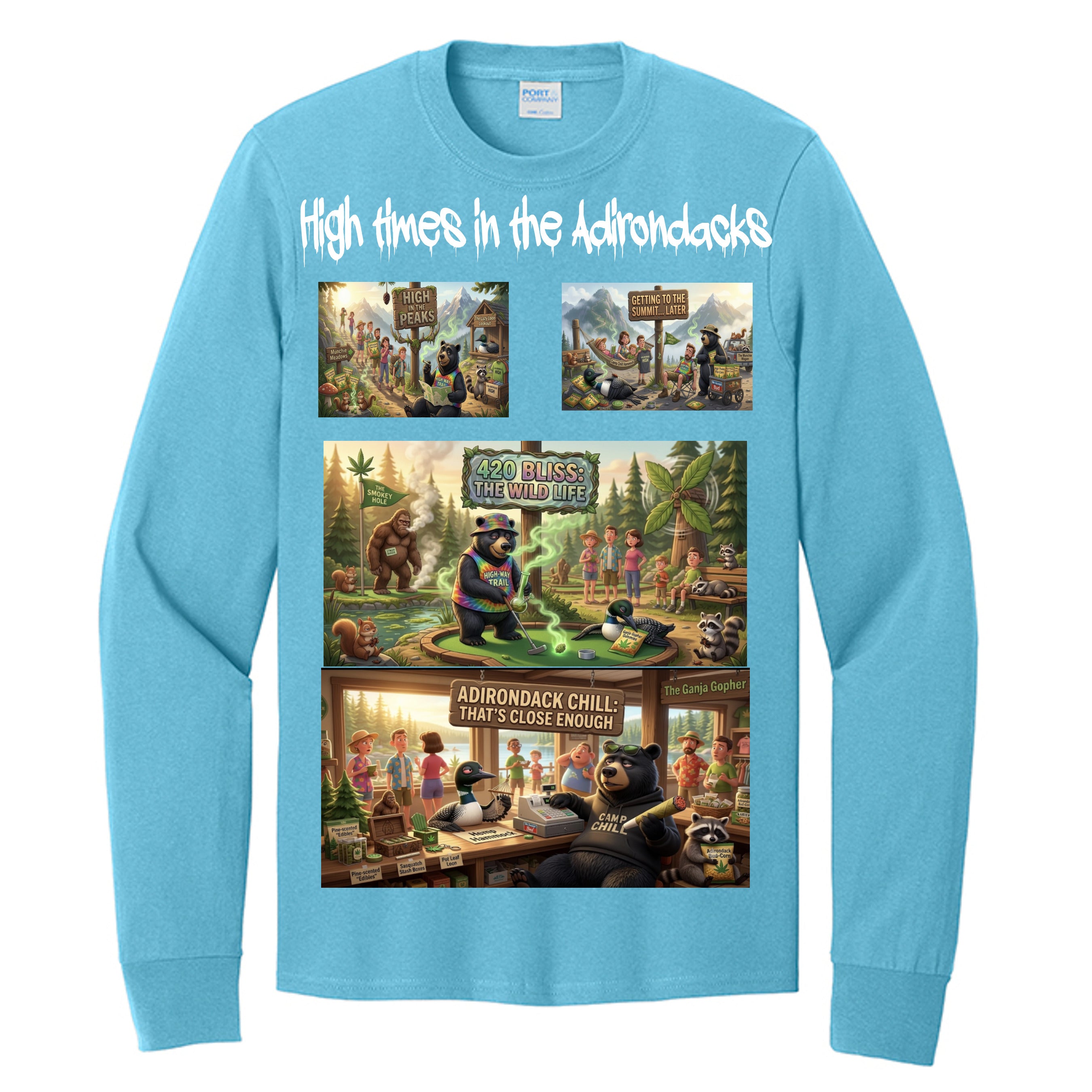 Aquatic Blue - PC54LS - FRONT