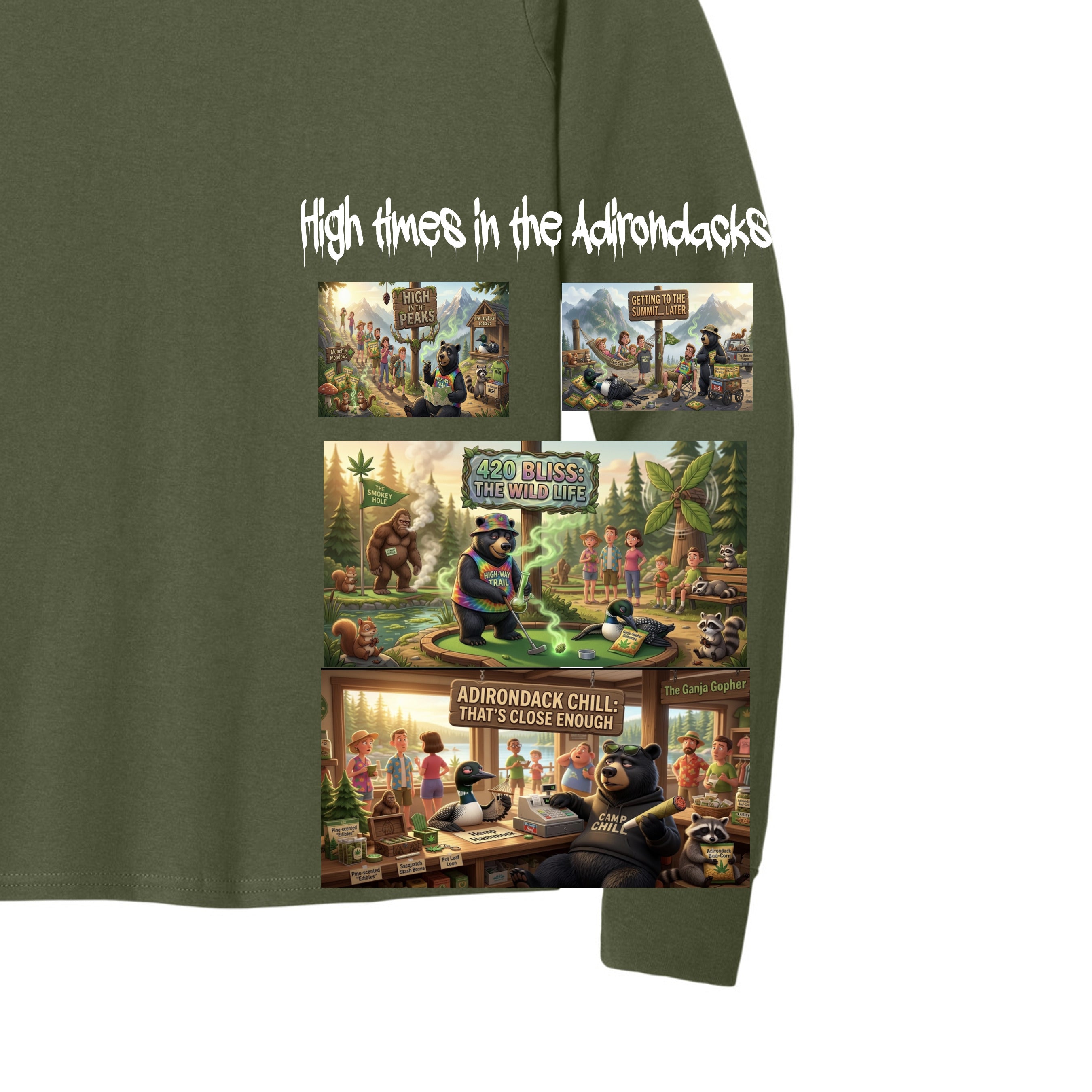 Olive Drab Green - PC54LS - FRONT