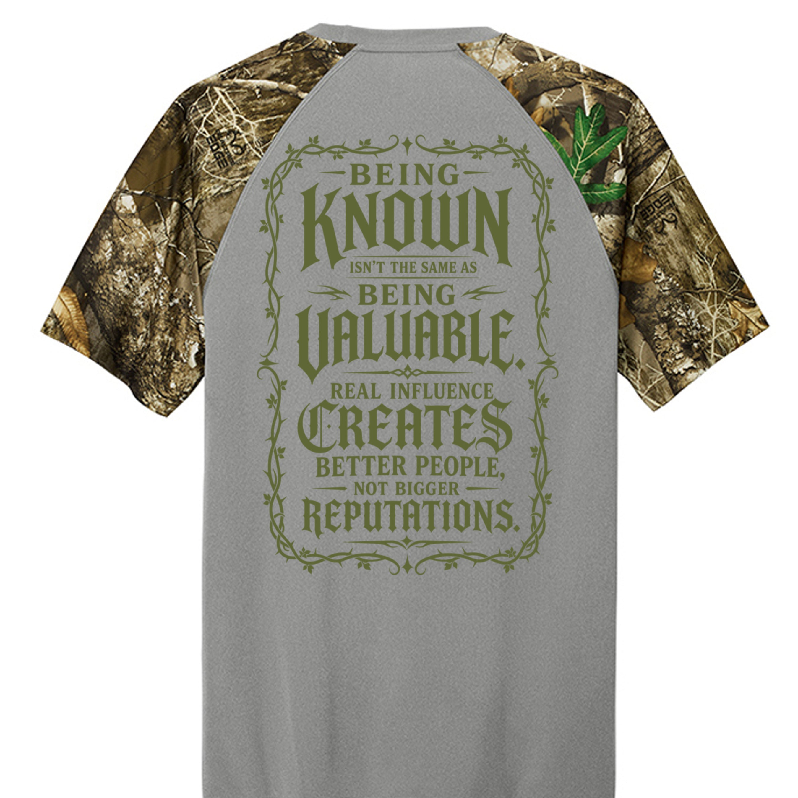 Grey Concrete Heather/ Realtree Edge - RU151 - BACK