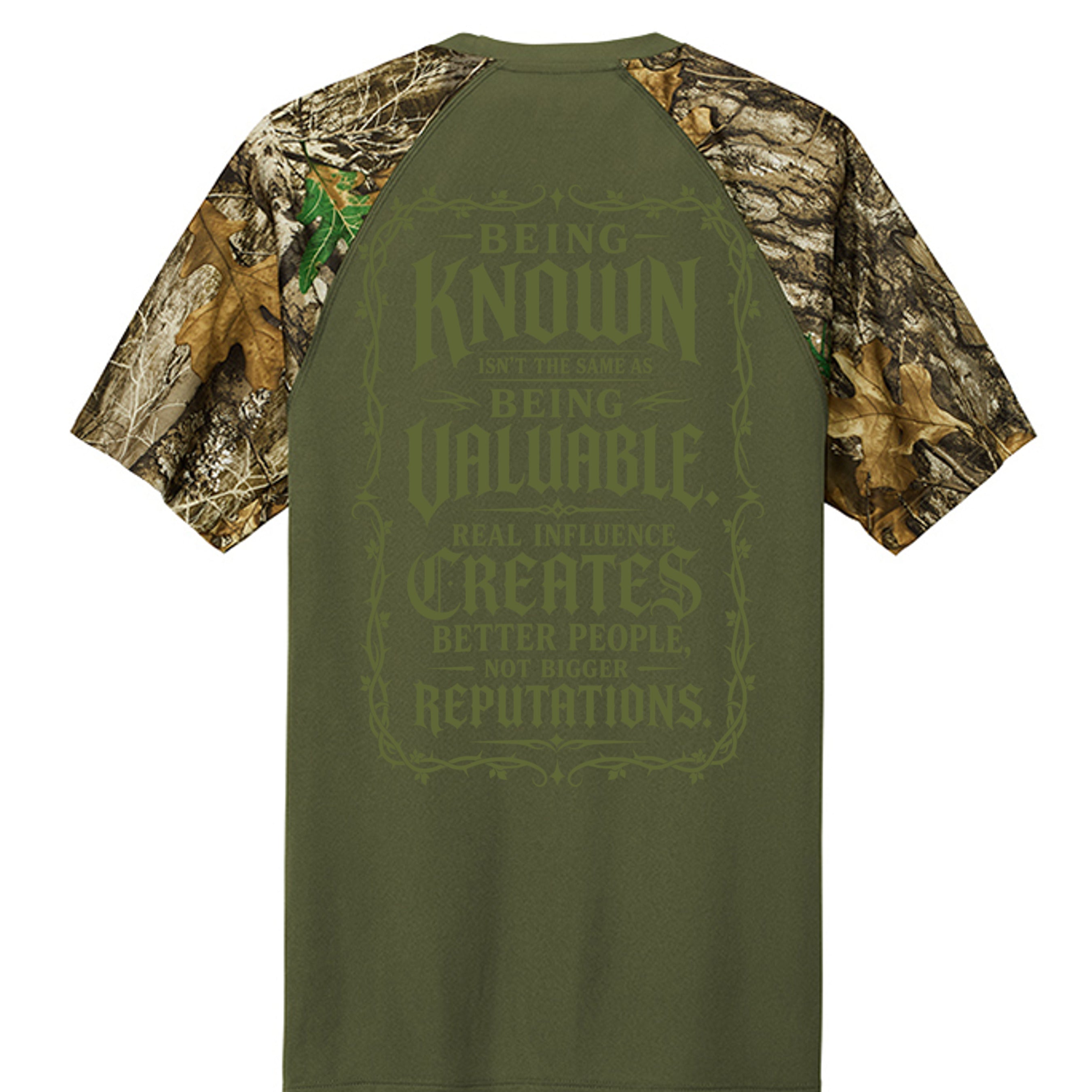 Olive Drab Green/ Realtree Edge - RU151 - BACK