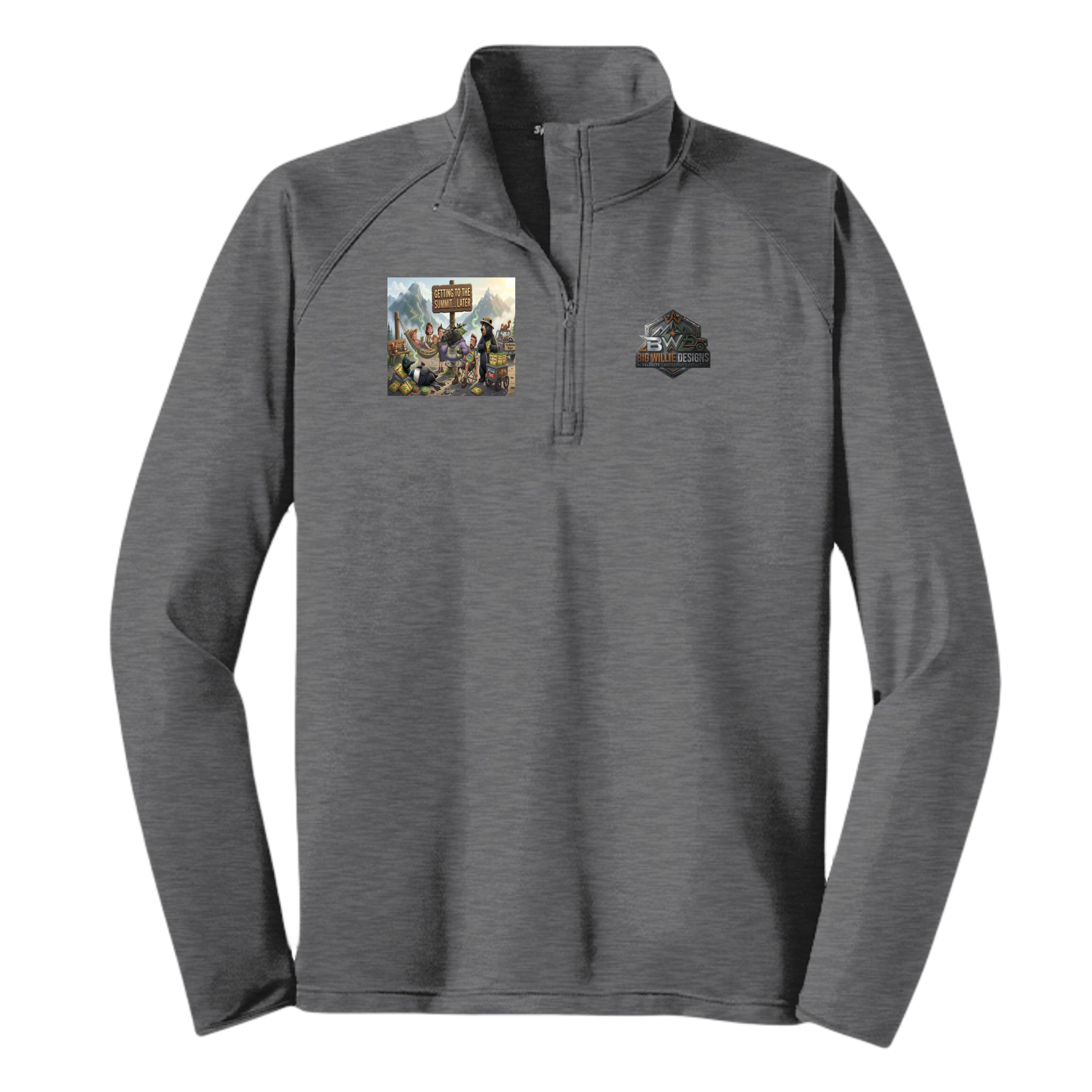 Charcoal Grey Heather - TST850 - FRONT