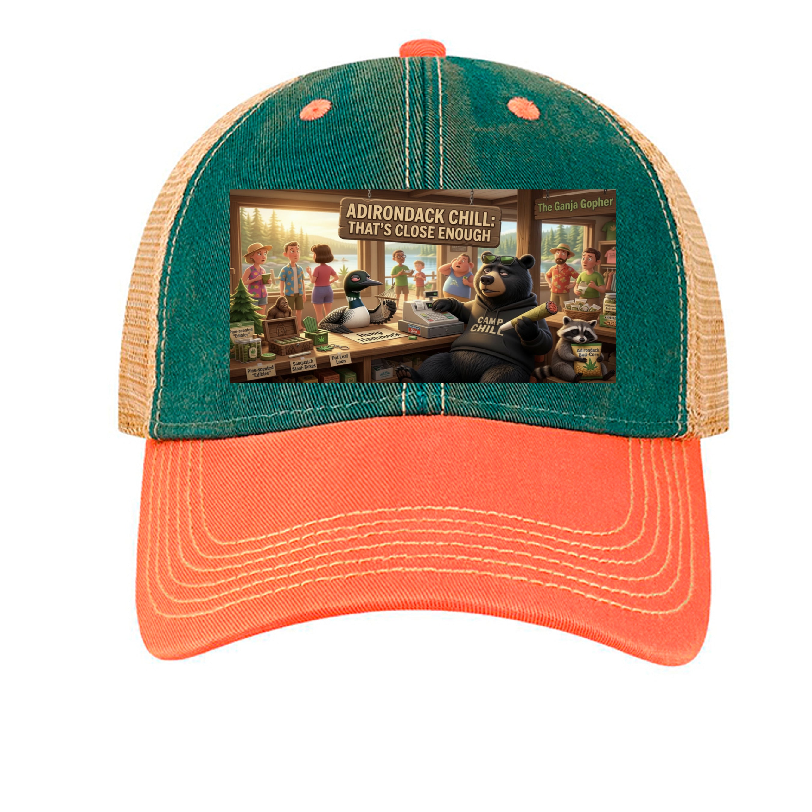 Marine Blue/ Coral - OFA - FRONT
