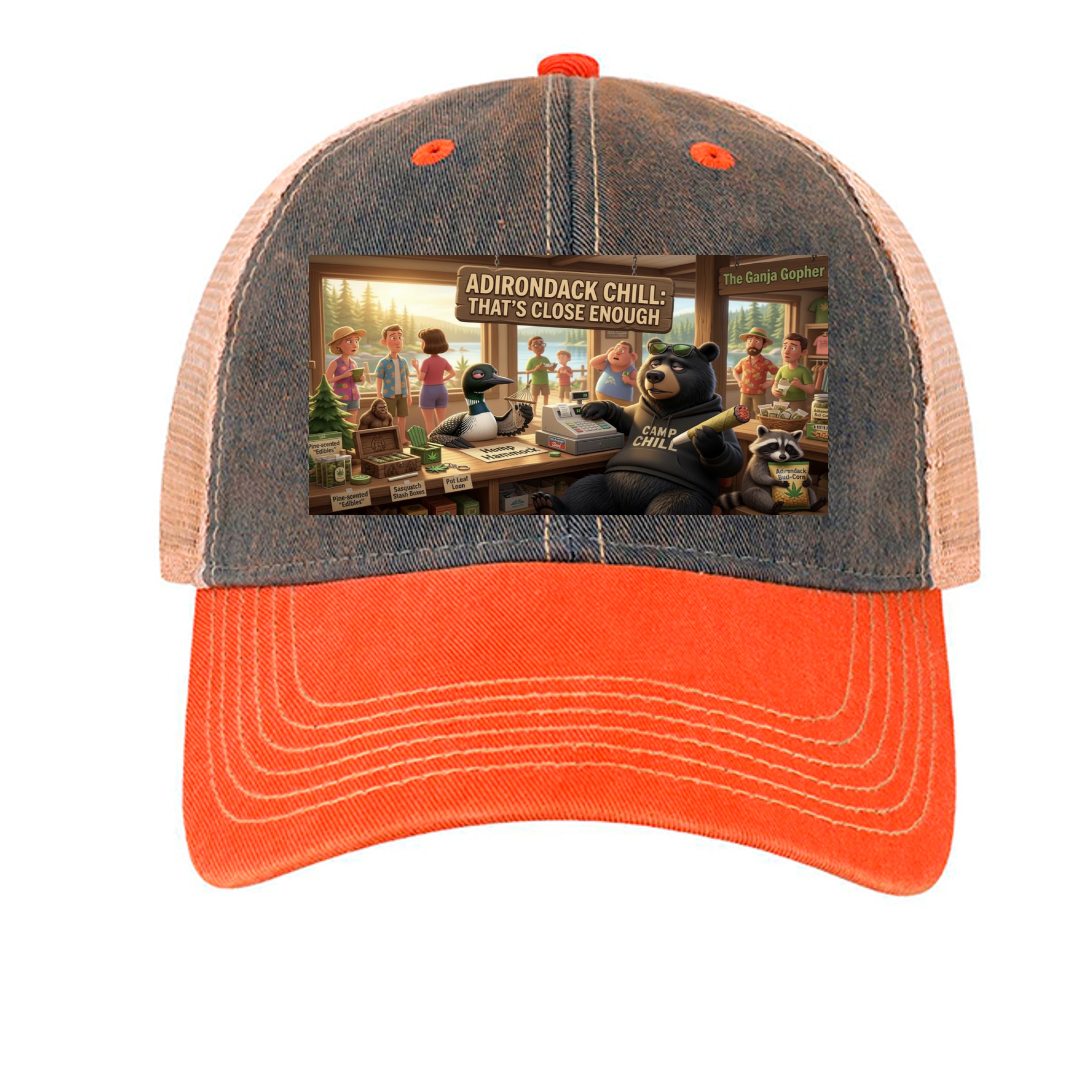 Navy/ Orange/ Khaki - OFA - FRONT