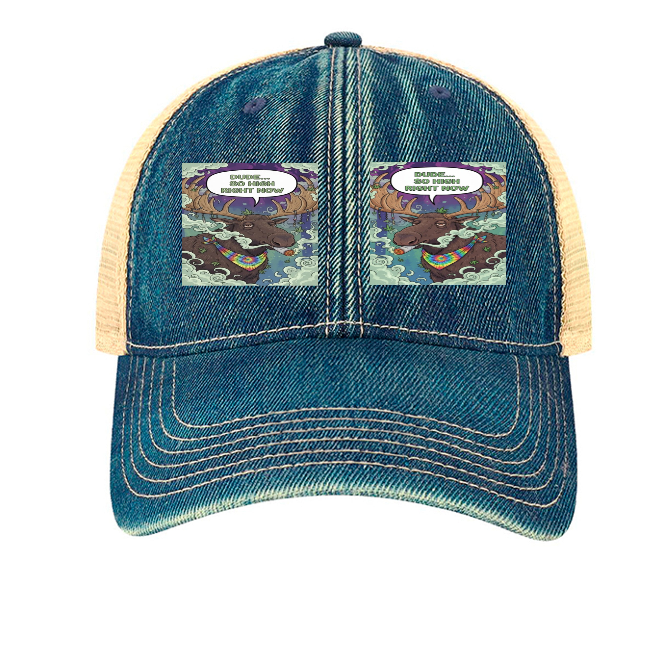 Blue Denim/ Khaki - OFA - FRONT